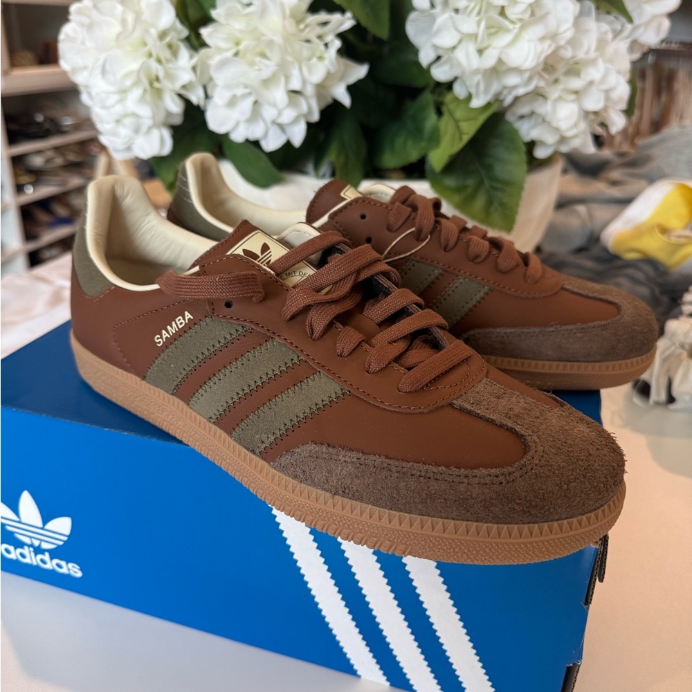 Adidas Samba Brown Men's Shoes